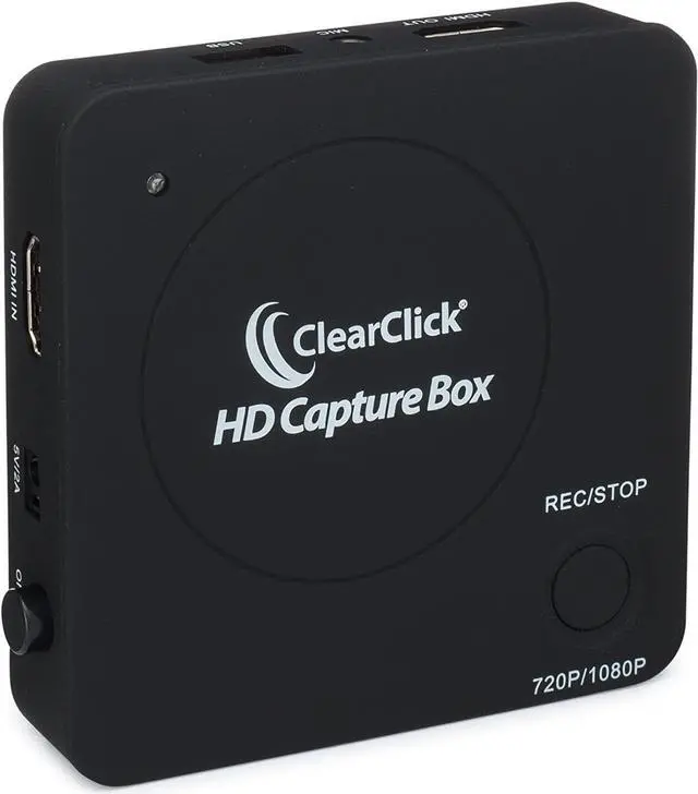 Main image of ClearClick HD Capture Box - Capture Video from Gaming Devices & HDMI Sources (No Computer Required)