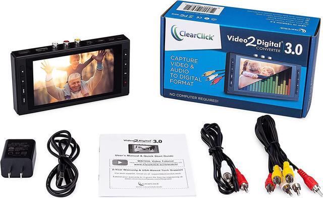 Alt view image 6 of 6 - ClearClick Video to Digital Converter 3.0 (Third Generation) - Record Video & Audio from VCR's, VHS, AV, RCA, Hi8, Camcorder, DVD, Turntables, Cassette Tapes