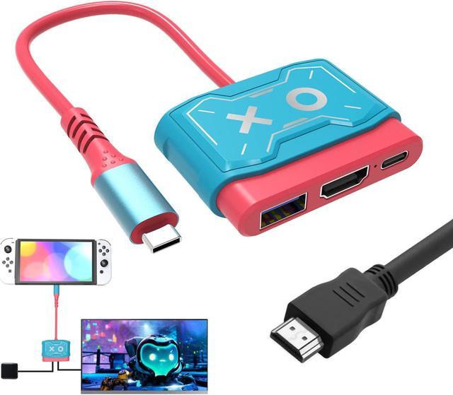 IQIKU to HDMI Adapter for Nintendo Switch/Switch OLED/MacBook/Laptop/iPAD Pro/Android Phone, Type C to Adapter Replacement for Switch Dock Capturing Devices - Newegg.com