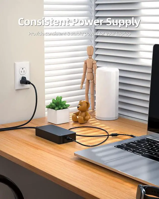 Alt view image 7 of 7 - 180W 130W AC Charger Fit for Dell WD15 Business Dock K17A Monitor,Docking Station WD19TB K20A, WD19,Thunderbolt Dock TB15 TB16 K16A WD19TBS TB18DC Dock D6000 D6000S Laptop Power Supply Adapter Cord