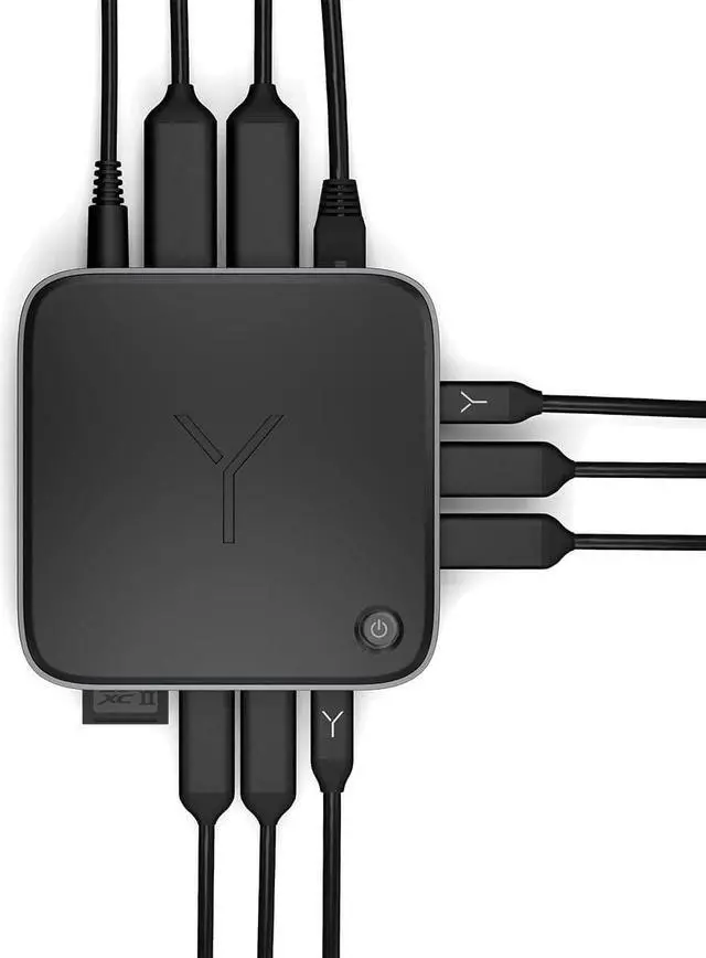 Alt view image 4 of 5 - Brydge Stone CORE USB-C MST (Multi-Stream Transport) Docking Station, Dual Display for Windows 10 and 11 with 10 Ports and 100 watts of Power