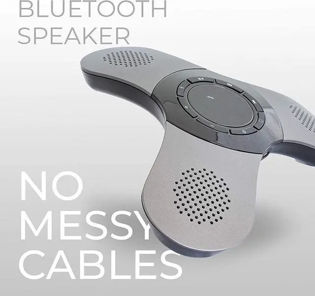 Alt view image 2 of 6 - Bluetooth Conference Speaker with Microphone - 2 Pack Wireless Conference Call USB Speakerphone for Mobile Phone and Computer, High Sensitive Omnidirectional 360° with Noise Canceling
