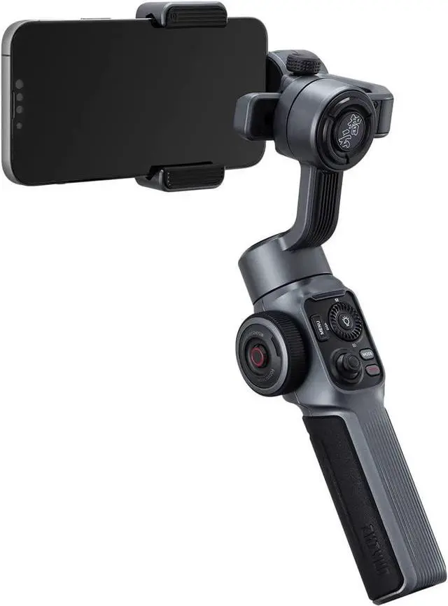 Alt view image 5 of 7 - Zhiyun Smooth 5S Combo w/Magnetic Fill Light,Carrying Bag &Tripod,Gimbal Stabilizer for Smartphone 3-Axis Handheld Gimbal for iPhone 14 13 Pro Max Plus 12 X Xs Xr Cell Phone zhi yun Smooth 5 Upgrade