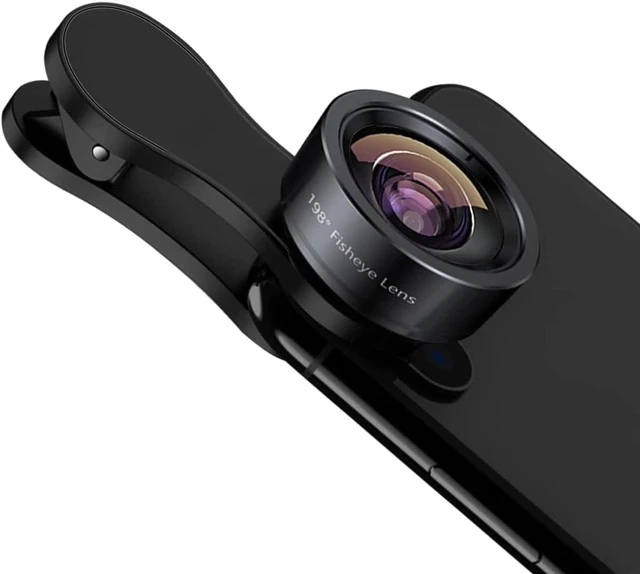 Main image of KEYWING Fisheye Lens, 198° Fish Eye Phone Camera Lens Kit for iPhone | Fish Bowl Camera Lens, Phone Lens Accessories, Lens Attachments for iPhone 6 7 8 X Samsung Smartphone