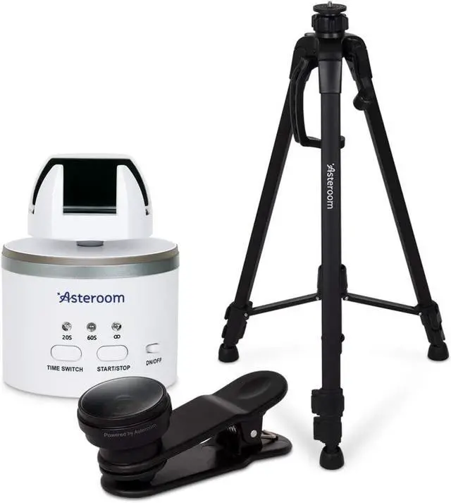 Main image of Asteroom 360 Camera 3D Virtual Tour Real Estate Kit - Gear Includes: Tripod, Digital Camera Rotator, Fisheye Cam Lens (Asteroom iPhone/Samsung Phone Case Not Included, Purchased Separately on )