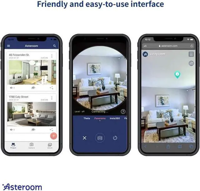 Alt view image 6 of 7 - Asteroom 360 Camera 3D Virtual Tour Real Estate Kit - Gear Includes: Tripod, Digital Camera Rotator, Fisheye Cam Lens (Asteroom iPhone/Samsung Phone Case Not Included, Purchased Separately on )