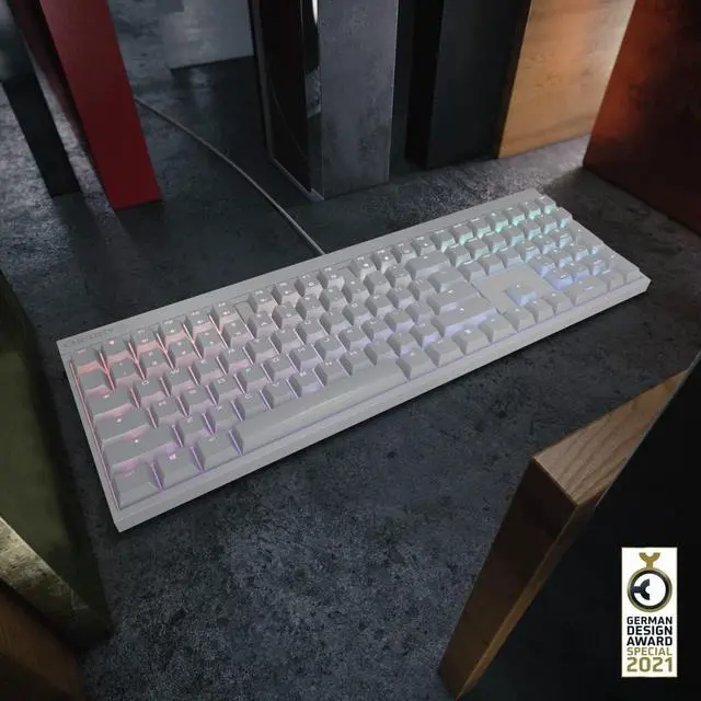 Alt view image 4 of 7 - Cherry MX 2.0S Wired Gaming Keyboard with RGB Lighting Different MX Switching Characteristics: MX Black, MX Blue, MX Brown, MX RED and MX Silent RED (White - MX Black Switch)