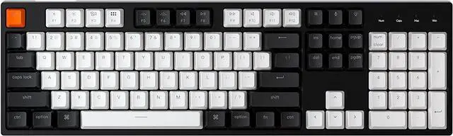 Main image of Keychron C2 Full Size Wired Mechanical Keyboard for Mac, Hot-swappable, Gateron G Pro Brown Switch, White Backlight, 104 Keys ABS keycaps Gaming Keyboard for Windows,Type-C Braid Cable