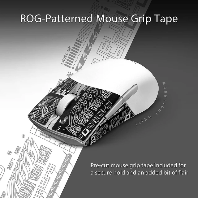 Alt view image 7 of 7 - ROG Keris Wireless Aimpoint Gaming Mouse Right-Handed Ergonomic, 75g, Tri-Mode, 42K DPI, up to 119Hr Battery, PC/Mac Support (White)