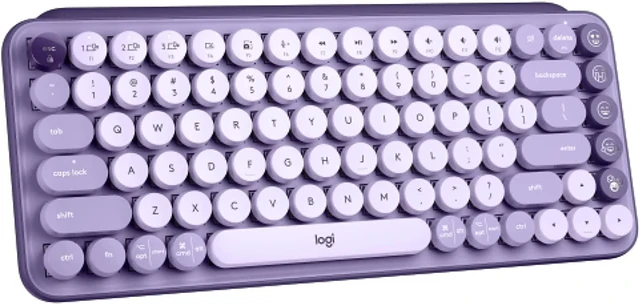 Main image of POP Keys Wireless Mechanical Keyboard with Emoji Keys - Cosmos