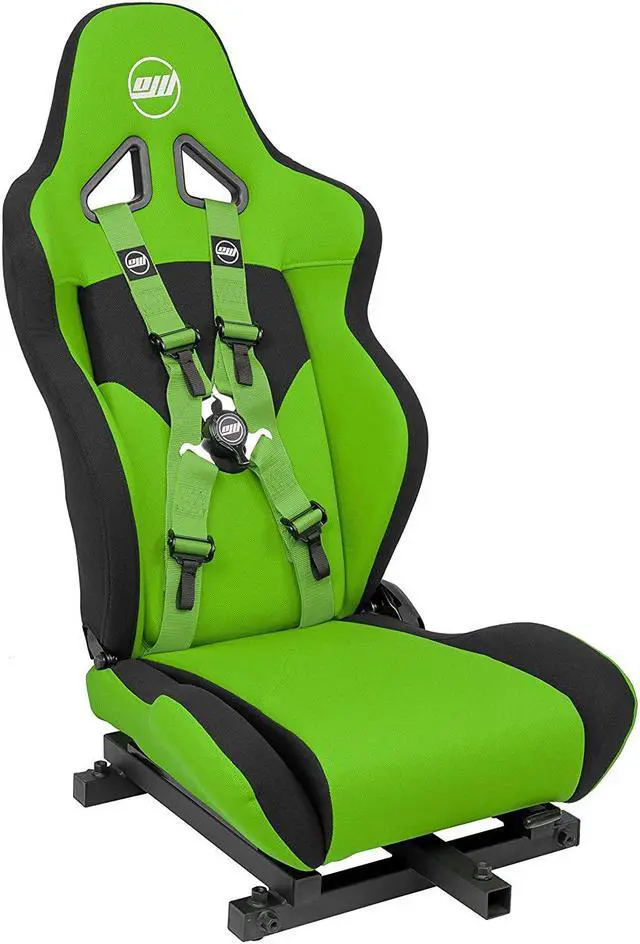 Alt view image 2 of 7 - OpenWheeler Racing and Flight Simulation Cockpit Four Point Harness. Virtual Reality add-on. Green
