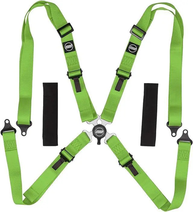 Main image of OpenWheeler Racing and Flight Simulation Cockpit Four Point Harness. Virtual Reality add-on. Green
