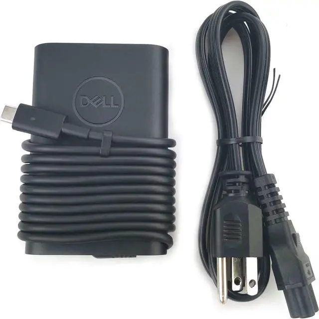 Alt view image 2 of 6 - Dell Laptop Charger 65W Watt USB Type C AC Power Adapter Include Power Cord for Dell XPS 12 9250,XPS 13 9350 9360 9365 9370 9380, LA65NM170 HA65NM170,02YK0F 0M1WCF