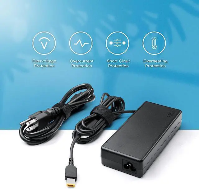 Alt view image 5 of 6 - Laptop Charger for Lenovo Thinkpad 135W AC Adapter Slim Tip, Thinkpad X1 Extreme P1 P15v T15p Gen 1 2 3 4 ideapad L340 3-15 ADL135NDC3A, Lenovo Thinkpad Pro Docking Station with 135W Power Adapter