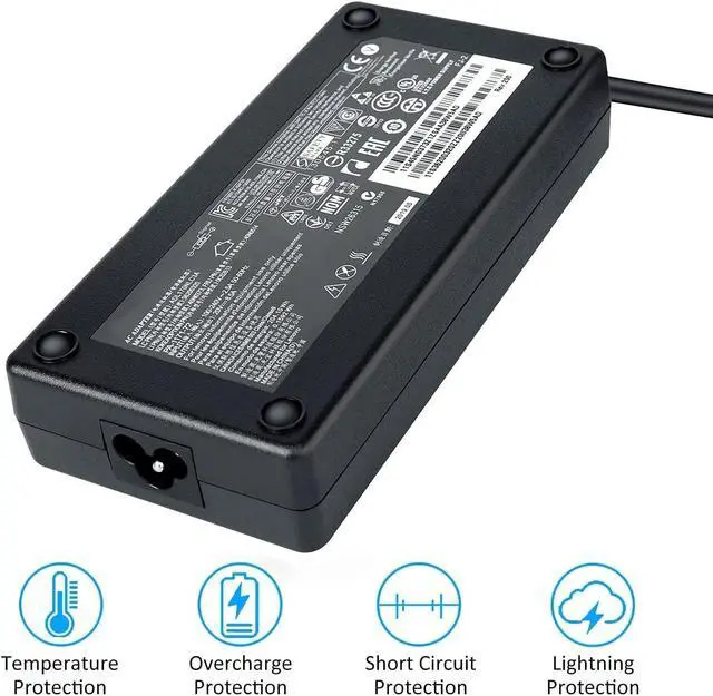 Alt view image 6 of 7 - 170W AC Adapter Laptop Charger for Lenovo ThinkPad x1 P50 P51 P52 P53 P70 P71 P73 W540 W541 T540P P15 P17 P15v P15 g T15g T15p P1 4X20E50574 PA-1171-71 ADL170NLC3A Power Adapter Supply Cord