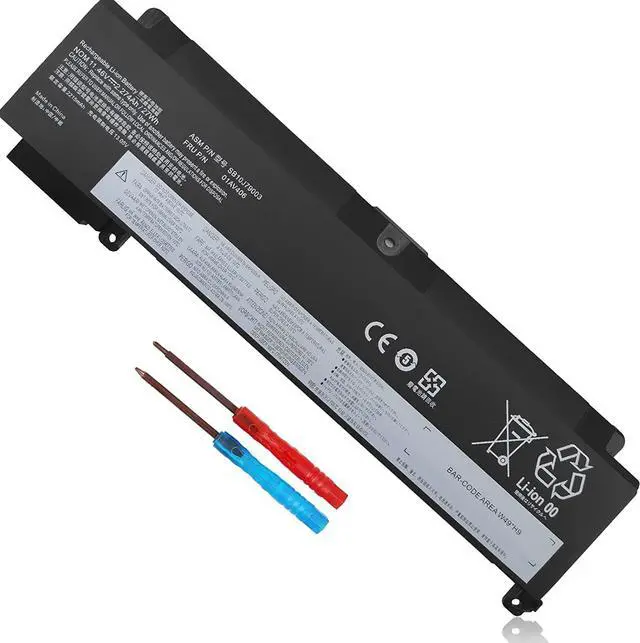 Main image of 01AV406 Battery for Lenovo ThinkPad T460S T470S Series SB10J79003 01AV405 01AV462 00HW024 00HW025 00HW038 01AV407 01AV408 SB10J79002 L16M3P73 SB10K97605 SB10F46462 SB10F46463 SB10F46476 11.46V 27Wh