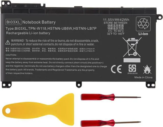Main image of TREE.NB BI03XL 0N03XL 844203-850 844203-855 Laptop Battery for HP Pavilion X360 m3-u m3-u001dx 13-u HSTNN-UB6W HSTNN-LB7P 915486-855 915230-541 Battery for HP Stream 14-ax000 14-ax010wm