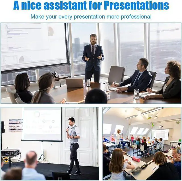 Alt view image 7 of 7 - Wireless Presenter PPT Controller Presentation Remote Control Laser Pointer USB Mouse Clicker Flip Pen