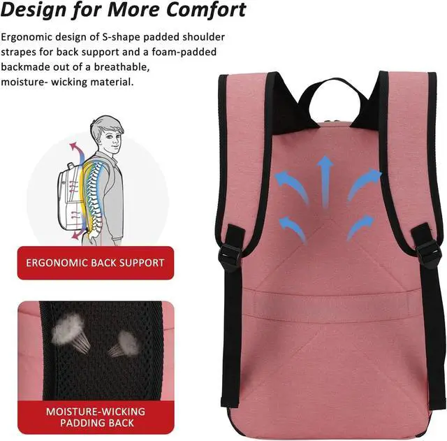 Alt view image 5 of 6 - MAXTOP Travel Laptop Backpack Business Anti-theft Backpacks Water Resistant School College Bookbag