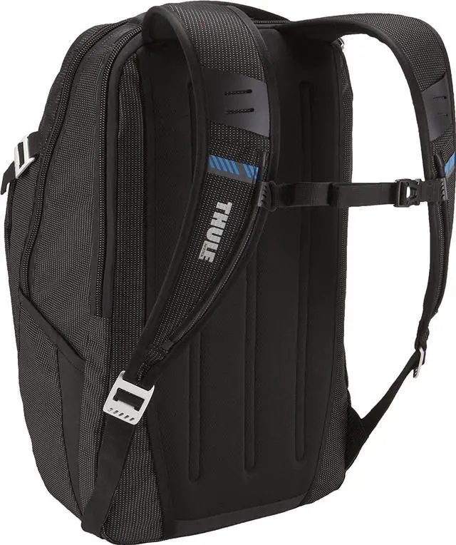 Alt view image 4 of 7 - Thule Crossover 32L Backpack - 15inch MacBook Pro / 15.6inch PC/Tablet compatible - Crush proof sunglass/tech pocket - Travel backpack - Carry on sized backpack,Black