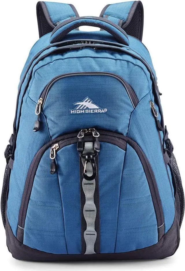 Alt view image 2 of 6 - High Sierra Access 2.0 Laptop Backpack, Graphite Blue/Mercury, One Size