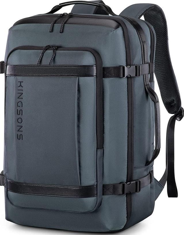 Kingsons Men Backpacks 15'' 17'' Laptop Backpack USB Charger Bag Anti-theft  Backpack for Teenager Fashion Male Travel