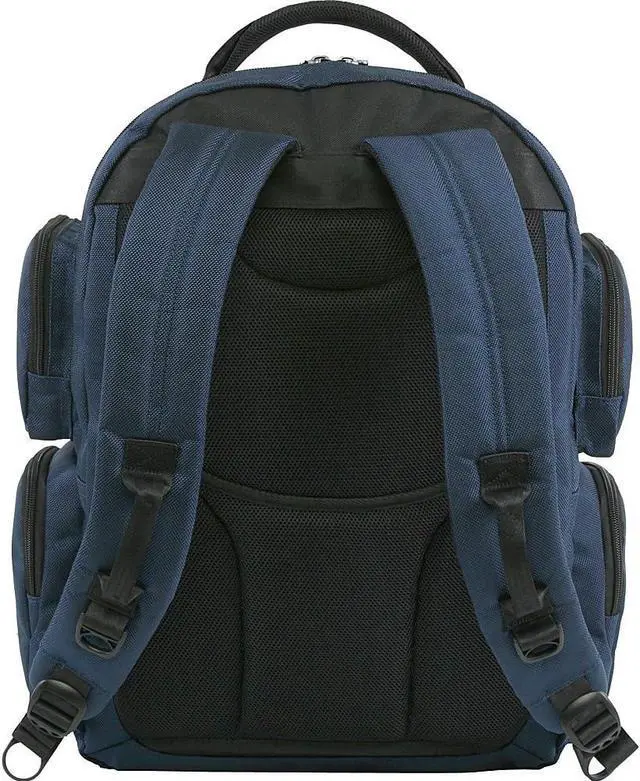 Alt view image 3 of 5 - ORIGINAL PENGUIN Peterson Laptop Backpack Fits Most 15-inch Laptop and Notebook Backpack, Navy