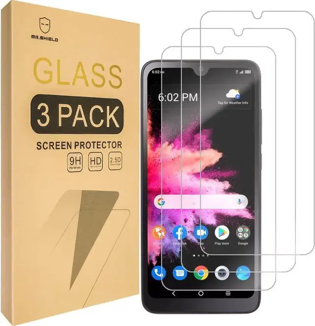 Main image of Mr.Shield [3-Pack] Designed For Alcatel TCL 30 Z/TCL 30Z / TCL 30 LE [Tempered Glass] [Japan Glass with 9H Hardness] Screen Protector with Lifetime Replacement