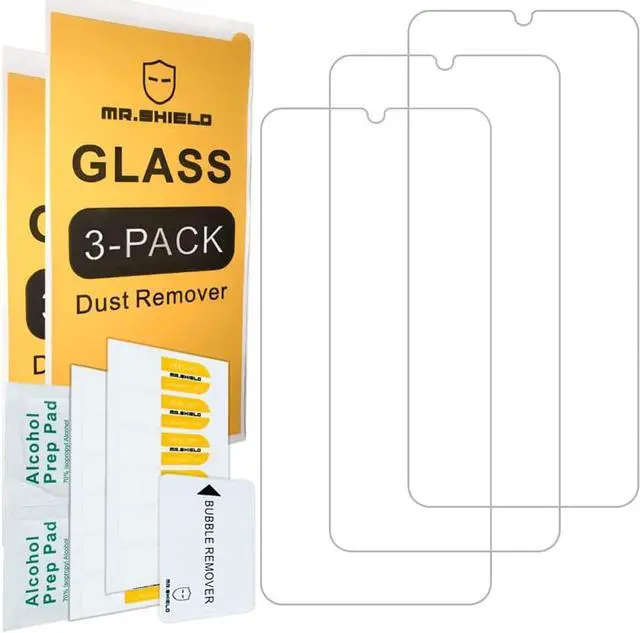 Alt view image 2 of 5 - Mr.Shield [3-Pack] Designed For Alcatel TCL 30 Z/TCL 30Z / TCL 30 LE [Tempered Glass] [Japan Glass with 9H Hardness] Screen Protector with Lifetime Replacement