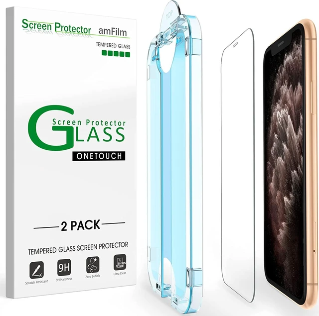Main image of amFiIm OneTouch for iPhone 11 Pro Screen Protector 5.8 Tempered Glass