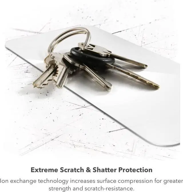 Alt view image 5 of 7 - ZAGG Invisible Shield Glass Elite VisionGuard Screen Protector for Apple iPhone 14 Pro Max - 5X Stronger, Blue-Light Protection, Anti-Fingerprint Technology, Easy to Install