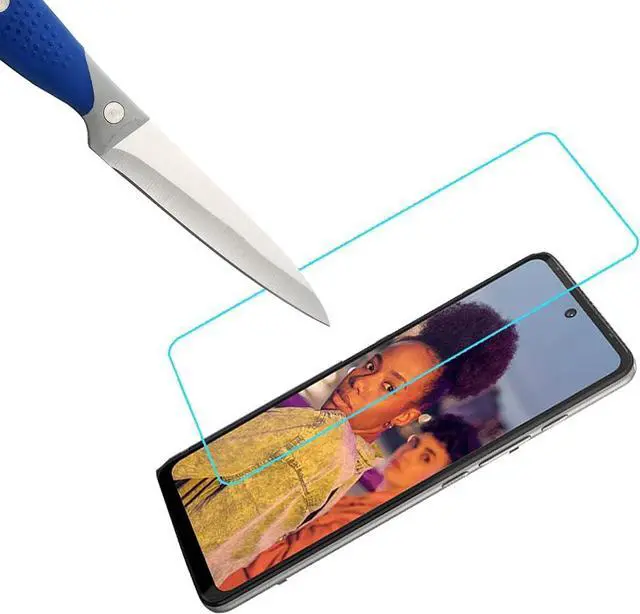 Alt view image 4 of 5 - Mr.Shield [3-Pack] Designed For Motorola Moto G60s [Tempered Glass] [Japan Glass with 9H Hardness] Screen Protector with Lifetime Replacement, Welcome to consult