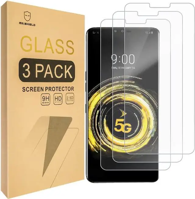 Main image of Mr.Shield Designed For LG V50 ThinQ [Tempered Glass] [3-PACK] Screen Protector with Lifetime Replacement