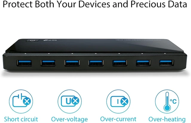 Alt view image 3 of 5 - TP-Link Switch UH720 - Noir