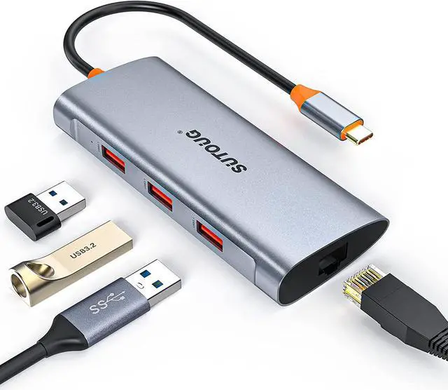 Main image of 4 in 1 USB C Hub, USB C Adapter, USB Type C to USB 3.1 Adapter with SuperSpeed 10Gbps for MacBook Pro/Air