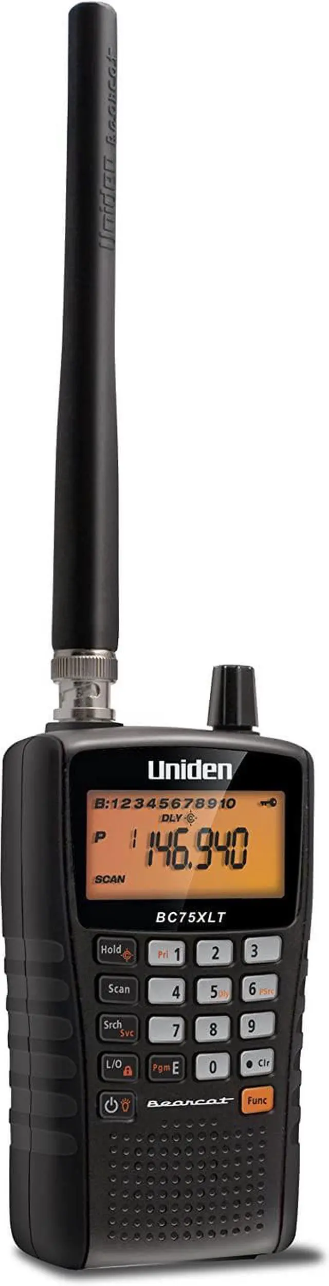 Alt view image 2 of 7 - Bearcat BC75XLT Handheld Scanner, 300 Channels, 10 banks, Close Call Technology, PC Programable, NOAA Weather, Aviation, Marine, Railroad, NASCAR, and Non-Digital Police/Fire/Public Safety