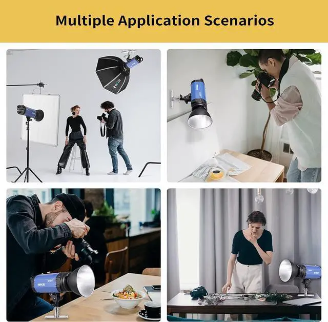 Alt view image 2 of 7 - Meking Overhead Camera Wall Mount, 3.34 inch Baby Wall Plate with 1/4 and 3/8 Screw Photography Ceiling Mount for Video Studio Lighting, Strobe Light, Ring Light, Softbox, Flash