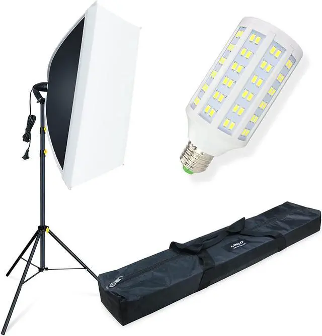 Main image of LINCO LED Softbox Photography Lighting Kit 20"x28" Professional Photography Studio Light Equipment with High Lumens Corn LED Bulb for Portraits Video Shooting AM289