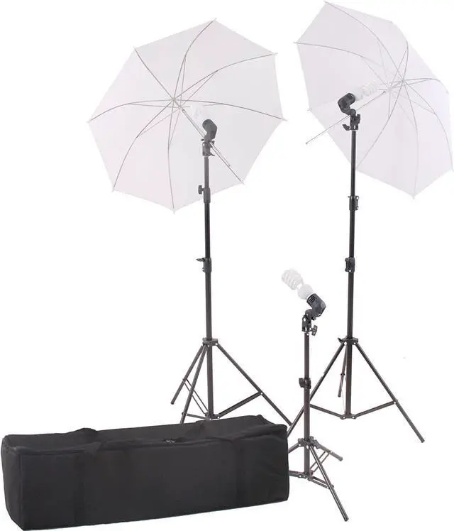 Main image of Photography Photo Portrait Studio 600W Day Light Umbrella Continuous Lighting Kit by Kaezi CHDK3