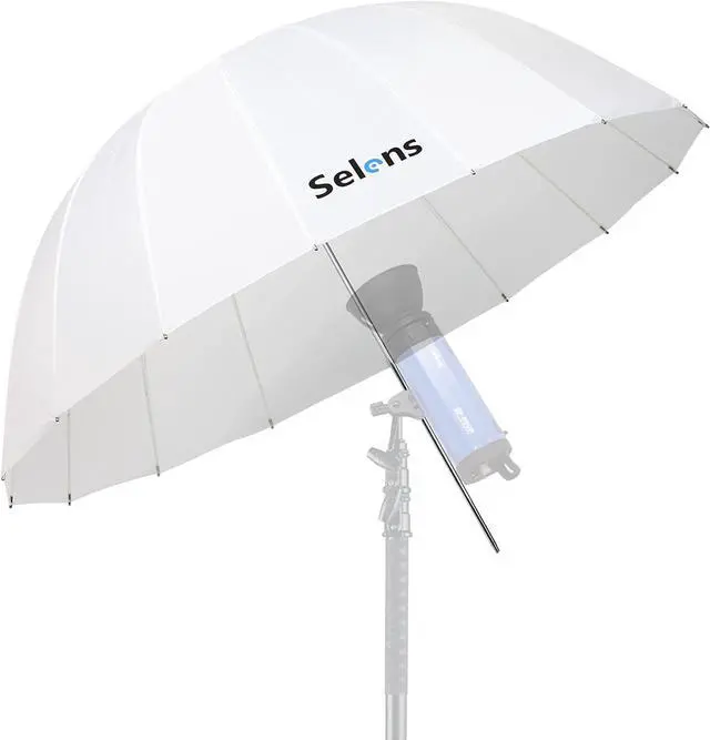 Main image of Selens 41inch/104cm Diameter White Translucent Reflective Lighting Umbrella for Photo Video Studio, Lighting Diffuser