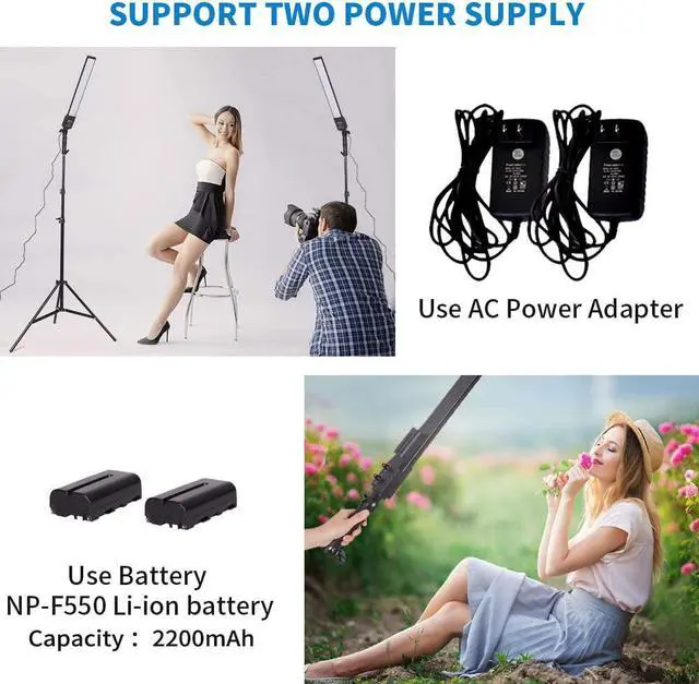 Alt view image 5 of 7 - Battery Powered Photography Light Outdoor Portable Handheld Wand