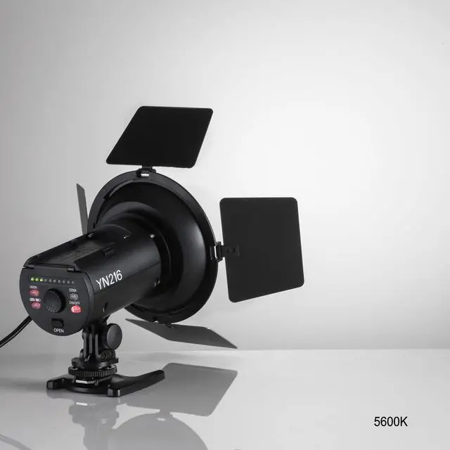 Alt view image 5 of 7 - YONGNUO YN216 LED Video Light with 5600K | YN-216 Adjustable Color Temperature and 4 Color Plates for Canon Nikon DSLR Cameras