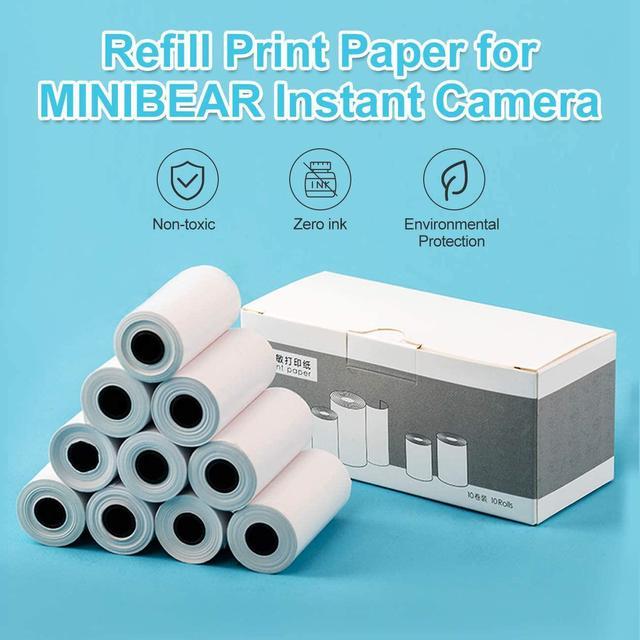  fcc camera roll thermal paper kids mini imprimante