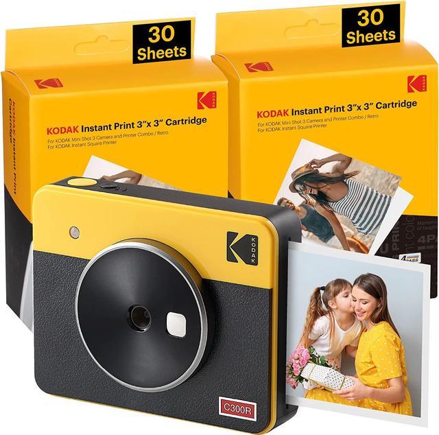 KODAK Mini Shot 3 Retro 4PASS 2-in-1 Instant Digital Camera and