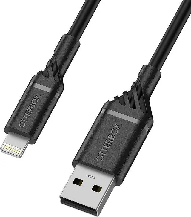 Alt view image 2 of 2 - USB-A to Lightning Cable 2M - Black