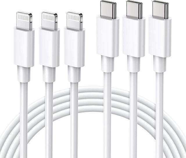 Lightning Cable MFi Certified - iPhone Charger 3Pack 6FT Lightning to USB A  Charging Cable Cord Compatible with iPhone 14 13 12 Mini Pro Max SE 11 Xs