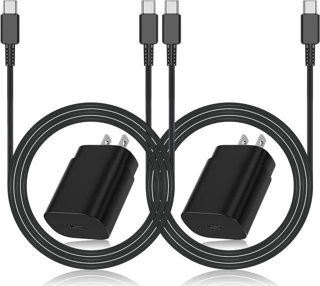 25W Chargeur USB C et Cable pour Samsung Galaxy S23-S22 Plus-S22