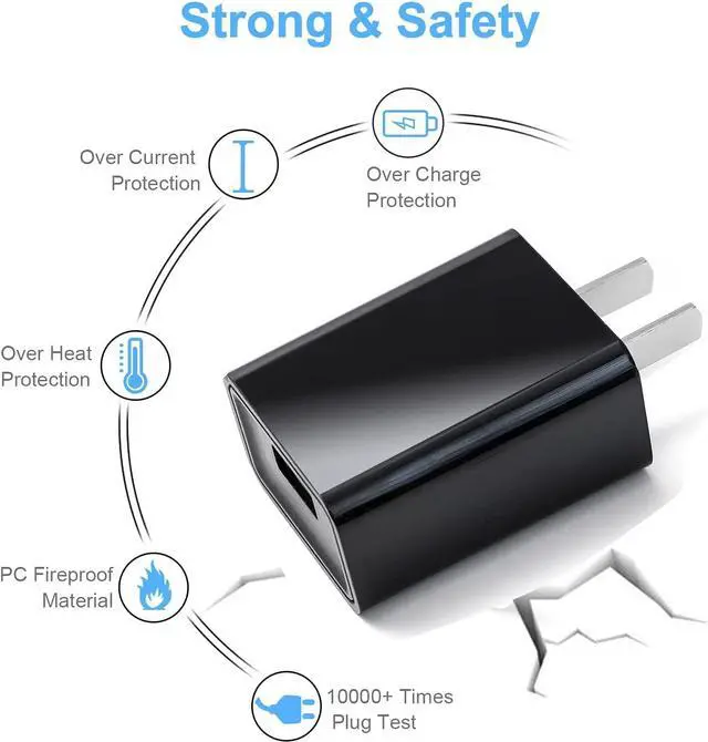 Alt view image 4 of 5 - Wall Charger for ORORO Charger Omnipod 5 Omni pod 5 USB Charging Cable Cord  TV Remote Charger Replacement  Solar Cell Remote  Frame TV Remote Rechargeable Heated Vest Power Cord
