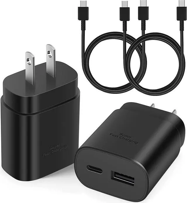 Main image of USB C Fast Charger, 25W Samsung Charger Fast Charging, Dual Port C Charger with 6FT Cable for Samsung Galaxy S23,S22, S22 Plus, S20/S21 Ultra Plus, Note 20/ Note 10 Plus,PPS Charger and Charger Cord