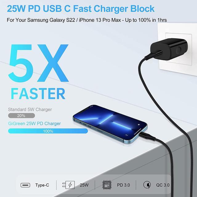 25W Samsung A54 5g Super Fast Chargeer Box Type C Algeria